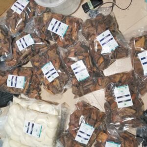 Washed and Dried Ponmo Ijebu (50 pieces of extra honda washed and dried ponmo ijebu)